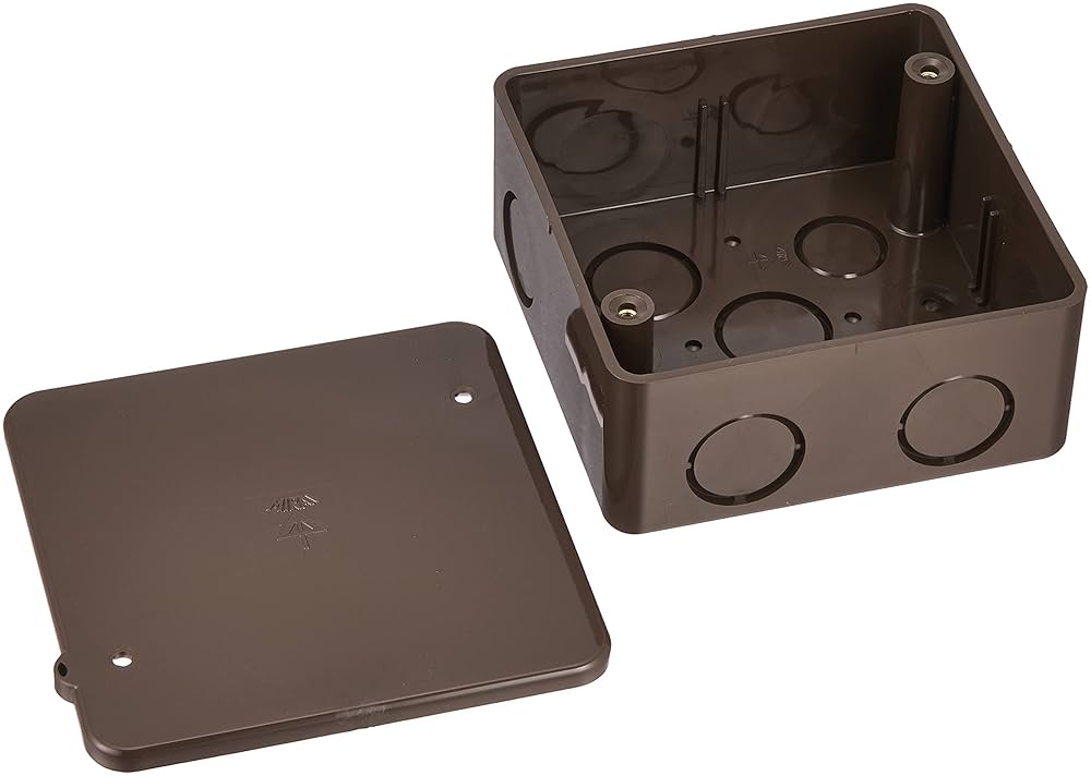 Amazon.co.jp: 未来工業 PVKボックス 中形四角浅型・ノック付